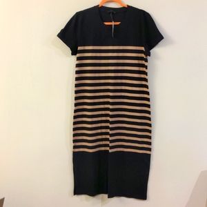 J. Crew striped T-shirt dress